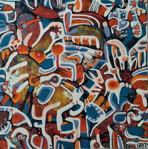 RITAS GARTEN di Gabriele Bruns, Pittura in vendita su Singulart