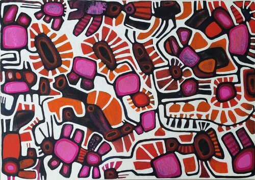 MAGENTINA de Gabriele Bruns, Pintura a la venta en Singulart