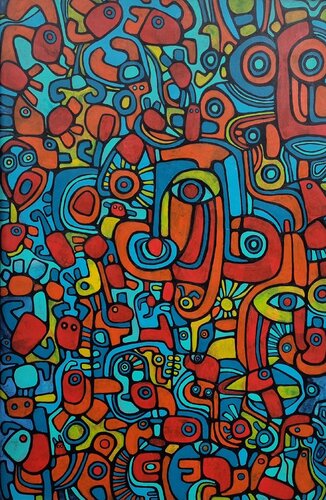 JUNGLE von Gabriele Bruns, Malerei kaufen auf Singulart