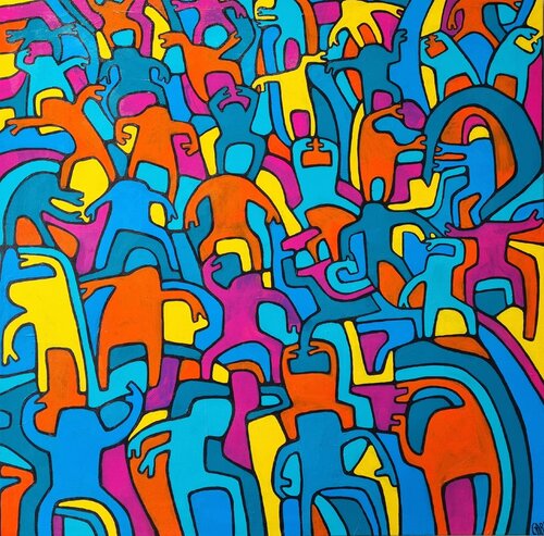 RHYTHM von Gabriele Bruns, Malerei kaufen auf Singulart