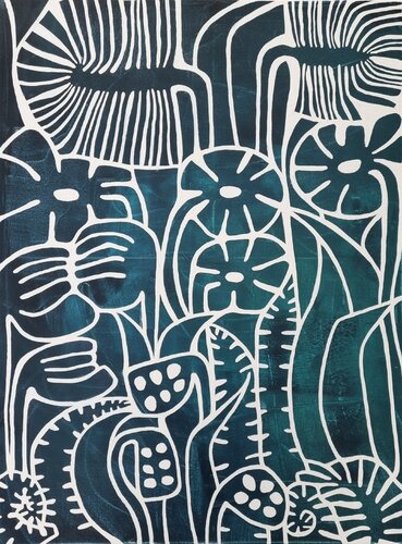 SILICIA von Gabriele Bruns, Malerei kaufen auf Singulart