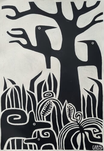 WALD 35 von Gabriele Bruns, Malerei kaufen auf Singulart