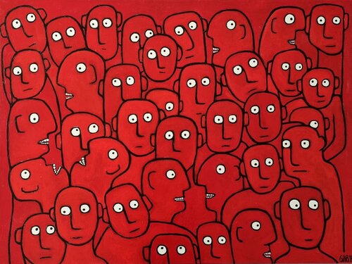 THEY von Gabriele Bruns, Malerei kaufen auf Singulart