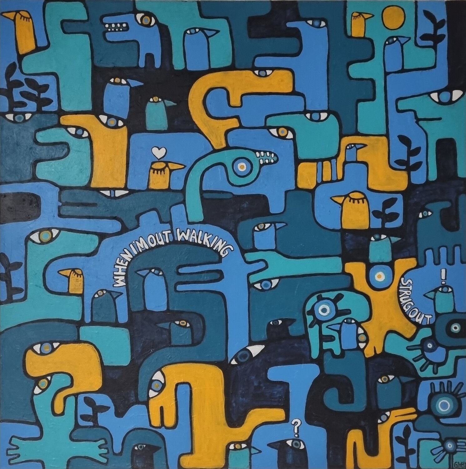 WHEN I'M OUT WALKING Gabriele Bruns