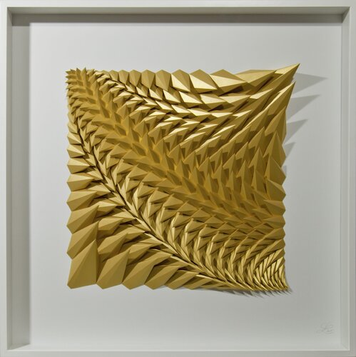 Golden Equilibrium (#139, Kinetesia series) par Letov & Barski Art Lab, Œuvre sur papier en vente sur Singulart