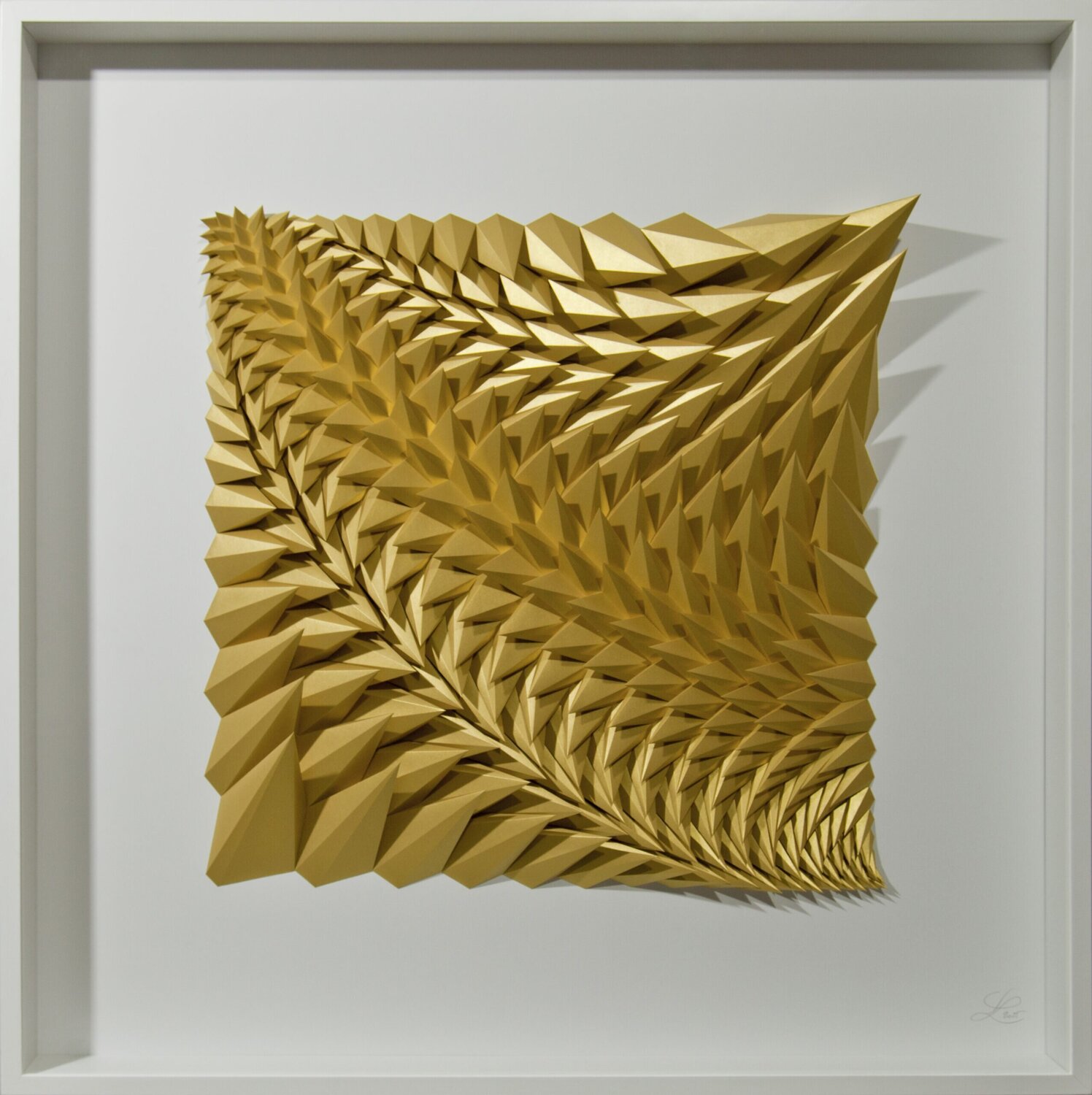 Golden Equilibrium (#139, Kinetesia series) Letov & Barski Art Lab Werk auf Papier zu verkaufen