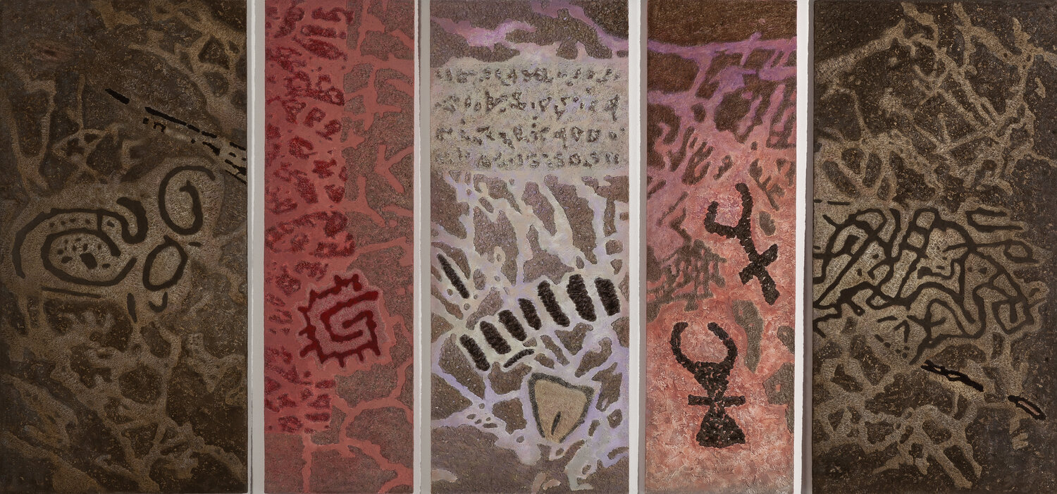 Sacrament - primary signs II -polyptich Nikolay Todorov