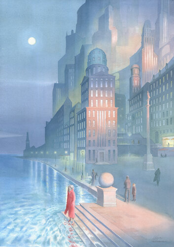 La riva dei ricordi sfuggenti di Elena Prokhorova, Pittura in vendita su Singulart