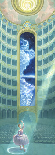 Teatro celeste by Elena Prokhorova, 紙面作品 for Sale on Singulart