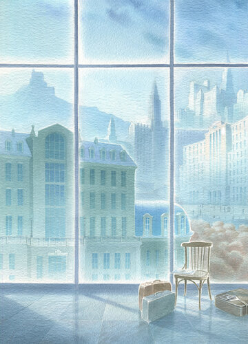 La partenza par Elena Prokhorova, Œuvre sur papier en vente sur Singulart