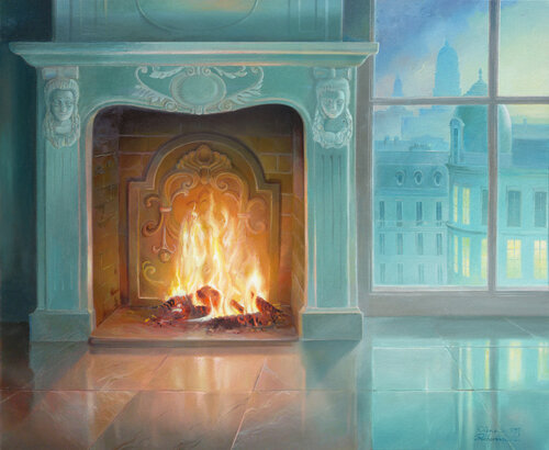 Serenity. Home. di Elena Prokhorova, Pittura in vendita su Singulart