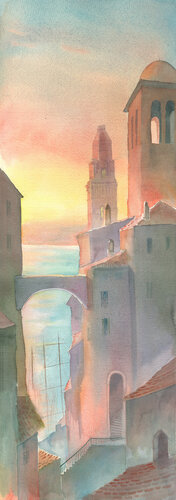 Gaeta von Elena Prokhorova, Malerei kaufen auf Singulart