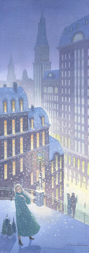 Let it snow! di Elena Prokhorova, Pittura in vendita su Singulart