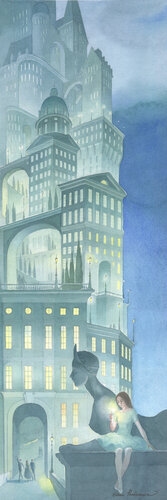 Festa in città par Elena Prokhorova, Peinture en vente sur Singulart