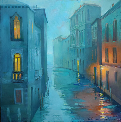 Crepuscolo a Venezia van Elena Prokhorova, Schilderij te koop op Singulart