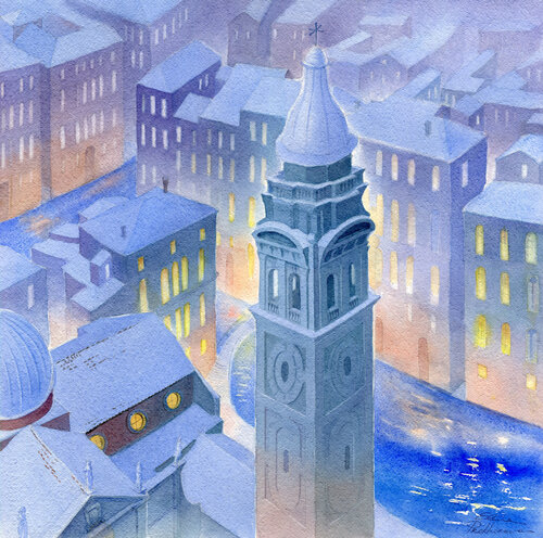 Neve a Venezia Elena Prokhorova