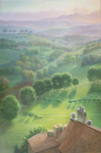 la primavera in Sabina von Elena Prokhorova, Malerei kaufen auf Singulart