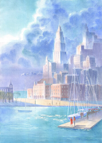 Leggera brezza dal mare von Elena Prokhorova, Malerei kaufen auf Singulart