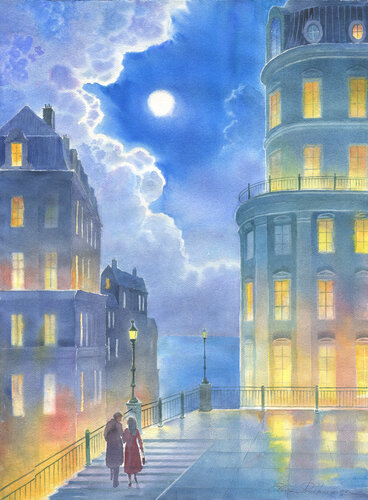 Notturno von Elena Prokhorova, Malerei kaufen auf Singulart