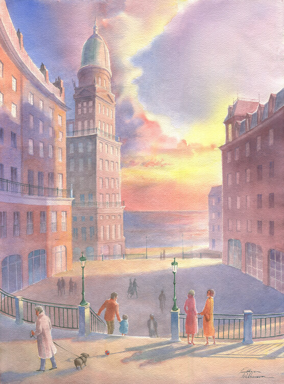 Il tramonto. Elena Prokhorova