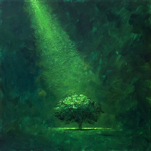 DEEP GREEN di Alessandro Piras, Pittura in vendita su Singulart