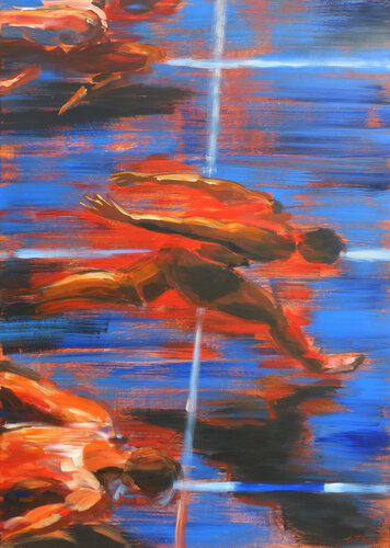 CROSSING THE LINE van Alessandro Piras, Schilderij te koop op Singulart