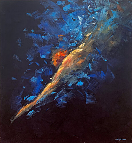 CUT IN TWO di Alessandro Piras, Pittura in vendita su Singulart