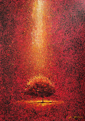 RED ENERGY van Alessandro Piras, Werk op papier te koop op Singulart