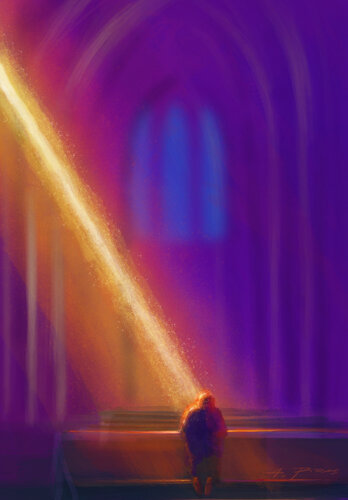 PRAYER von Alessandro Piras, Druck kaufen auf Singulart