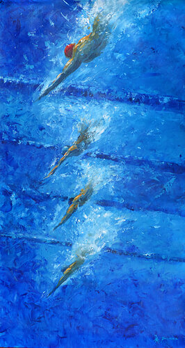 FANTASTIC FOUR van Alessandro Piras, Schilderij te koop op Singulart