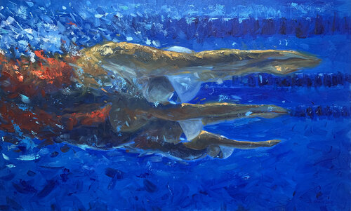 THREE SWIMMING GIRLS Alessandro Piras