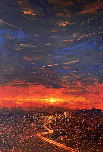 DREAMTOWN von Alessandro Piras, Werk auf Papier kaufen auf Singulart