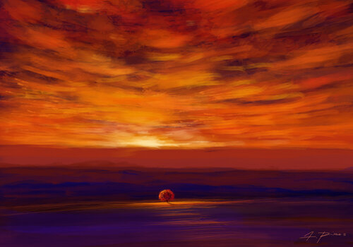 ENDLESS SKY von Alessandro Piras, Druck kaufen auf Singulart