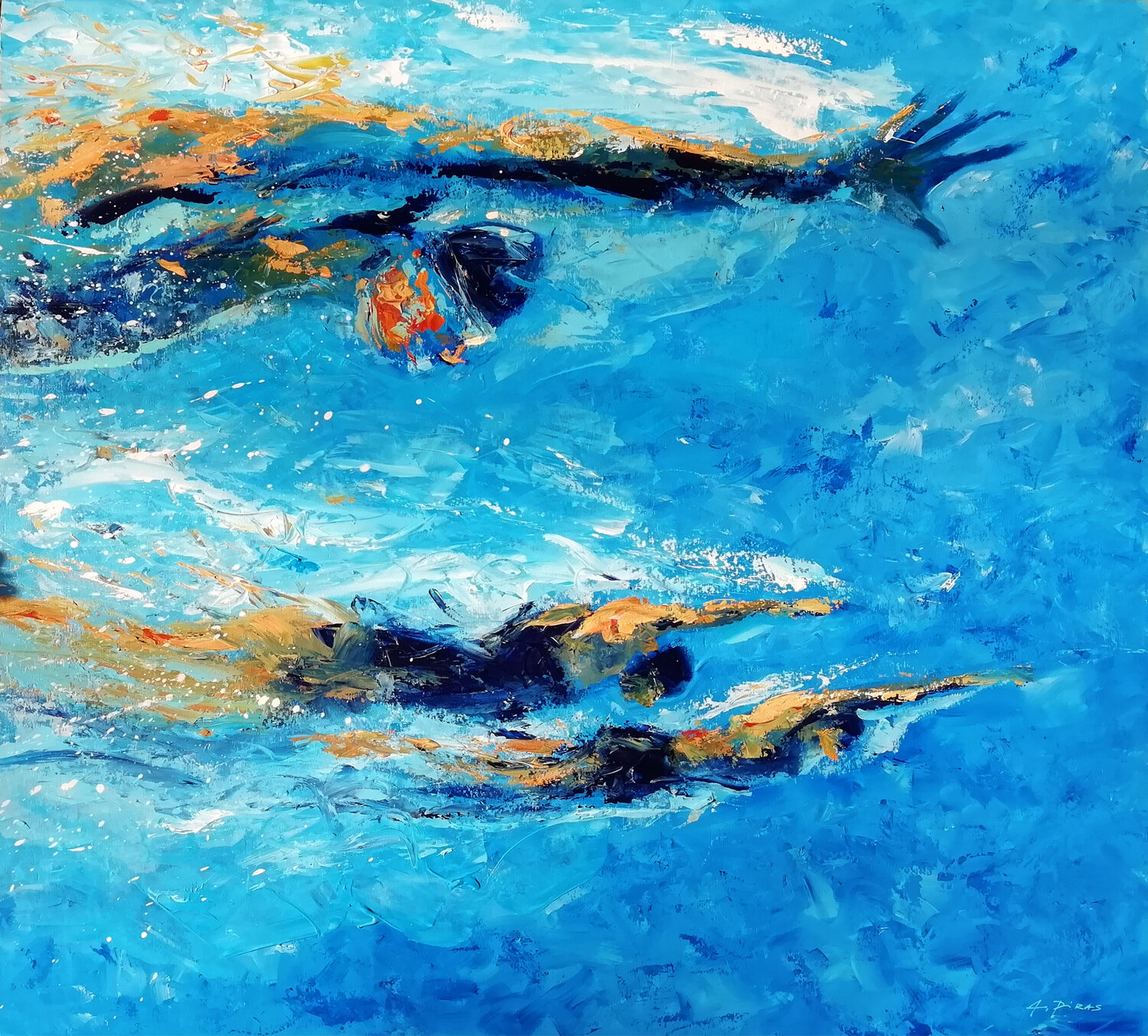 THREE SWIMMERS Alessandro Piras