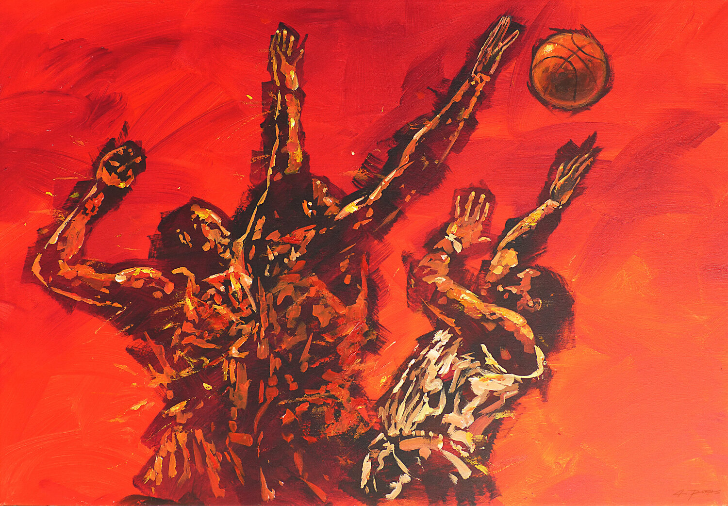 BASKETBALL ON RED Alessandro Piras