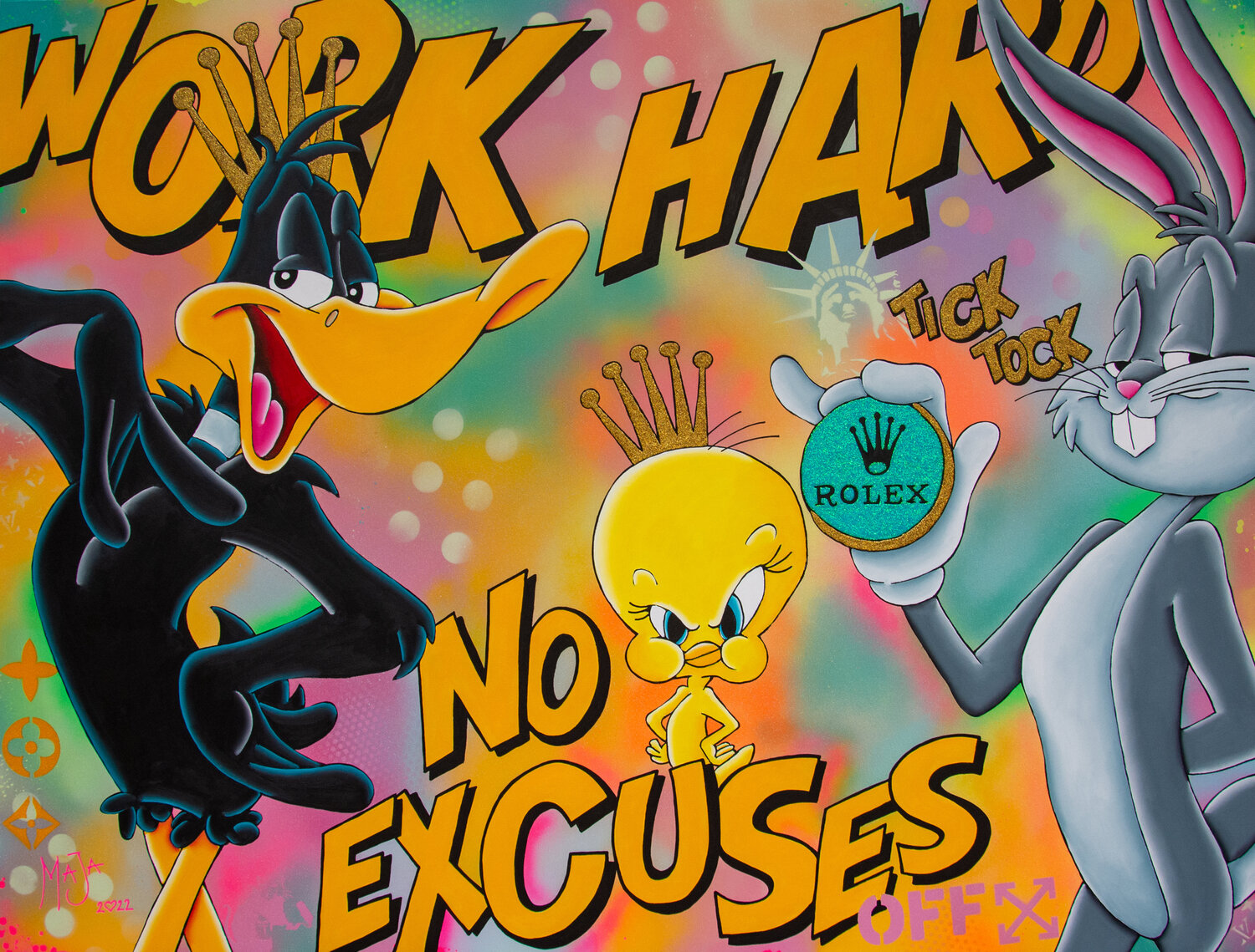 Daffy Duck Stream Bugs Bunny And Tweety Show Work Hard! No Excuses