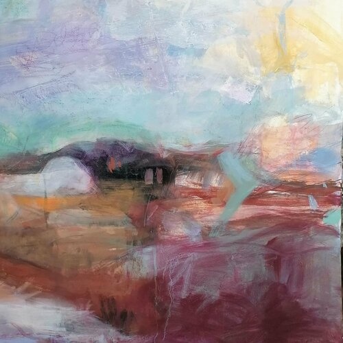 Hills nostalgia by Luciana Mangione, 종이 for Sale on Singulart