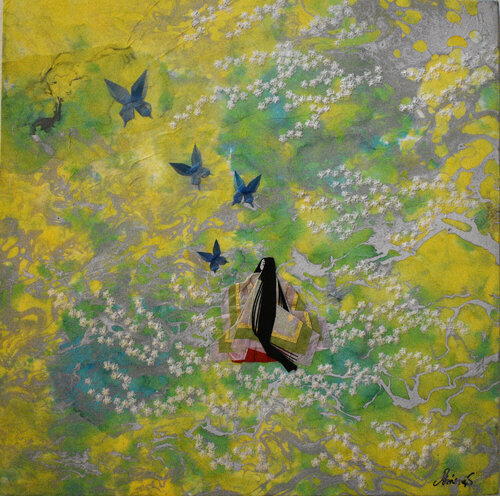 Kocho (Genji Monogatari) van Minori Shimizu, Werk op papier te koop op Singulart
