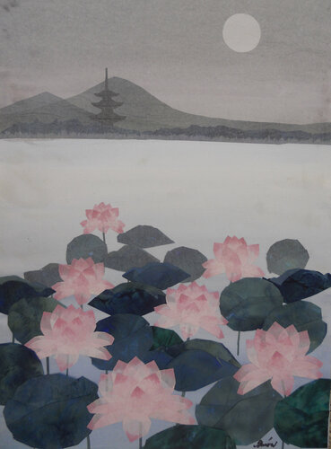 Lago di Ninfea by Minori Shimizu, Work on Paper for Sale on Singulart
