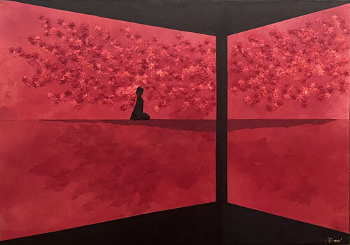 Meditazione in Autunno by Minori Shimizu, Work on Paper for Sale on Singulart