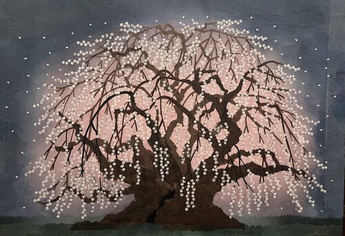 SAKURA by Minori Shimizu, Work on Paper for Sale on Singulart