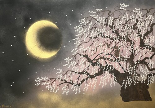 Fiori di Ciliegio di notte van Minori Shimizu, Werk op papier te koop op Singulart