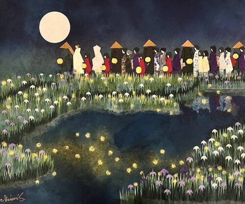 Sposa dell'estate by Minori Shimizu, Work on Paper for Sale on Singulart