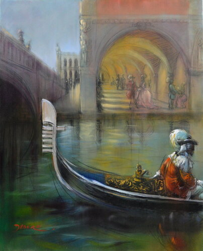 FANTASME VENITIEN I by PASCAL DABERE, 회화 for Sale on Singulart