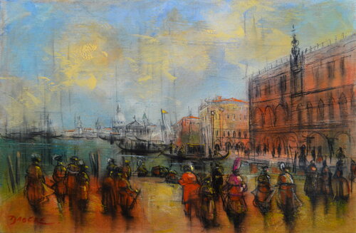 FANTASME VENITIEN VII by PASCAL DABERE, 회화 for Sale on Singulart