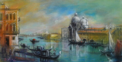 FANTASME VENITIEN IX by PASCAL DABERE, 회화 for Sale on Singulart
