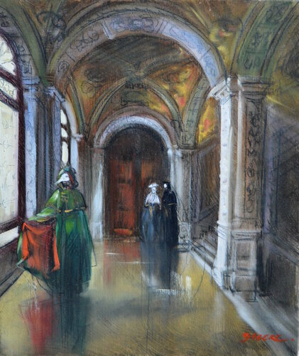 FANTASME VENITIEN X by PASCAL DABERE, 회화 for Sale on Singulart