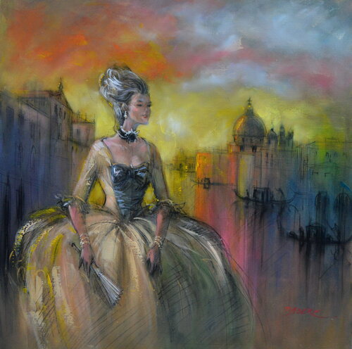 FANTASME VENITIEN XI by PASCAL DABERE, Painting for Sale on Singulart