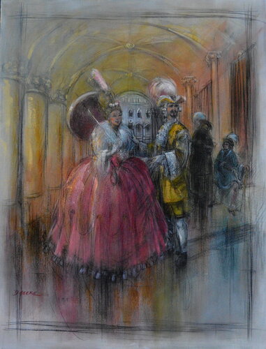 FANTASME VENITIEN XII by PASCAL DABERE, 회화 for Sale on Singulart