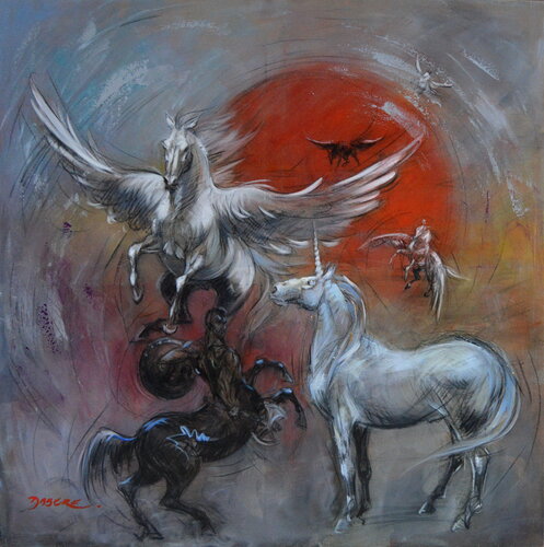 PÉGASE de PASCAL DABERE, Pintura a la venta en Singulart